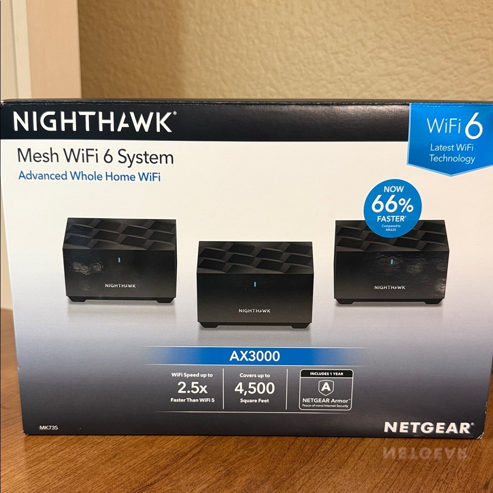 NETGEAR Nighthawk AX3000 Mesh WiFi 6 System - Black